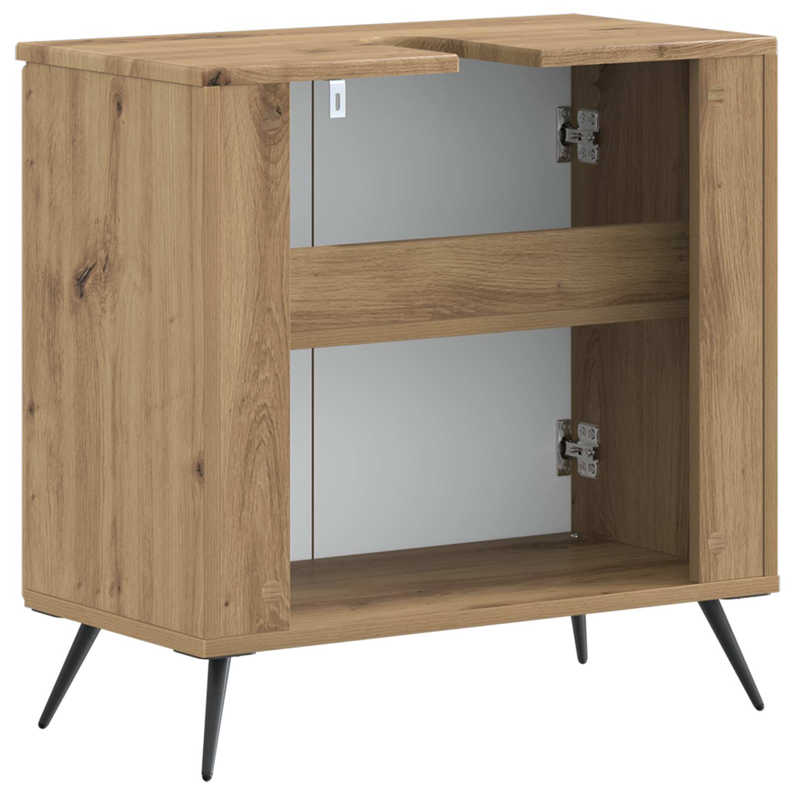 vidaXL Bathroom Sink Cabinet BREDA Artisan Oak 59.5 x 31.5x 59 cm 6