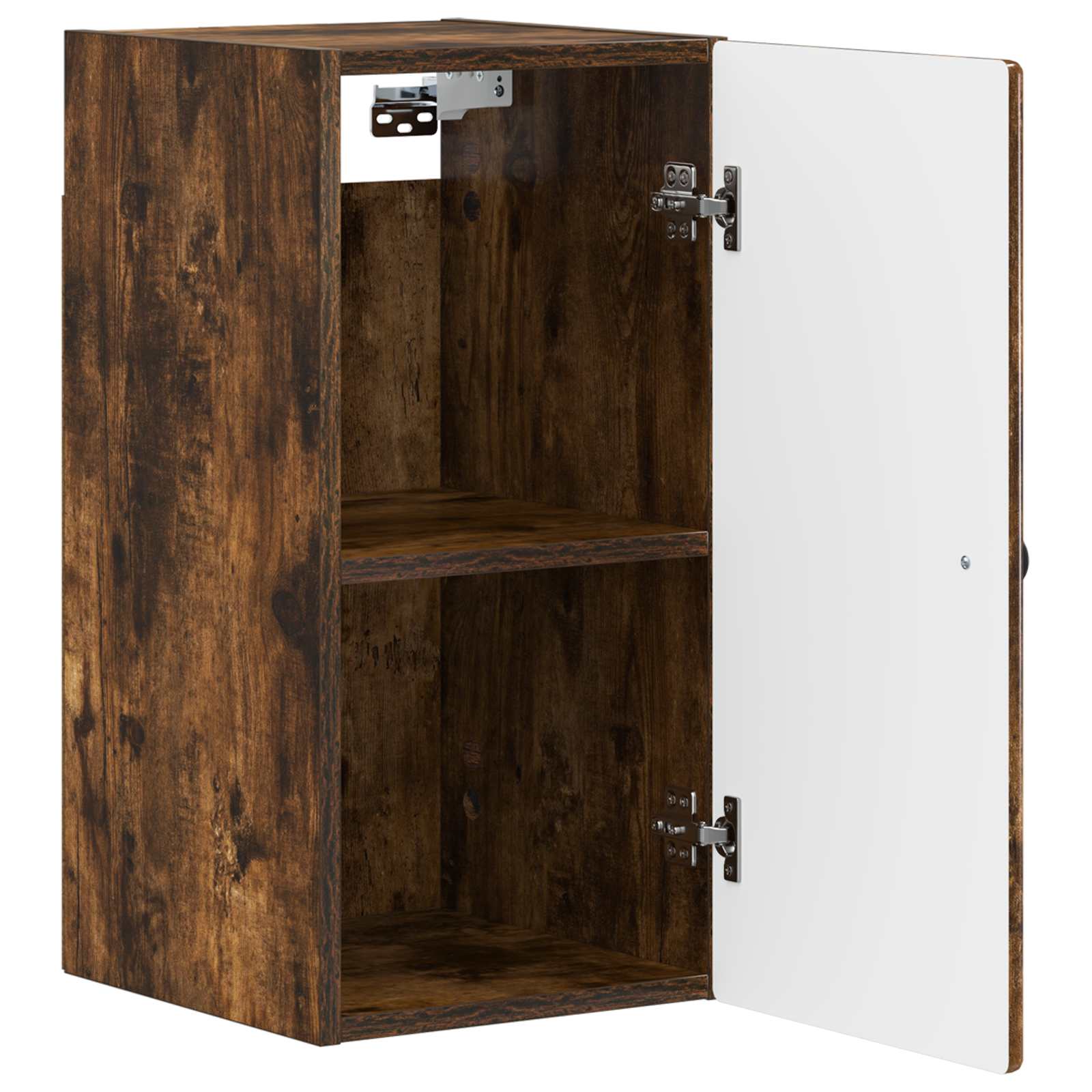 vidaXL Bathroom Wall Cabinet BREDA Smoked Oak 30 x 31 x 59 cm 3