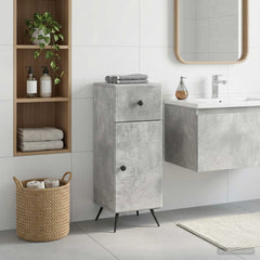 Bathroom Storage Cainet BREDA 30 x 31 x 80 cm Concrete grey