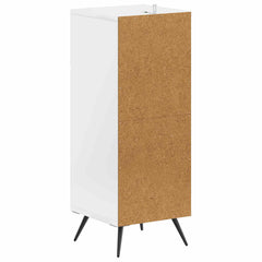vidaXL Bathroom Storage Cainet BREDA High Gloss White 30 x 31 x 80 cm 6