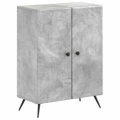 vidaXL Bathroom Storage Cainet BREDA Concrete Grey 59.5 x 31 x 80 cm 2