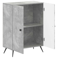 vidaXL Bathroom Storage Cainet BREDA Concrete Grey 59.5 x 31 x 80 cm 3
