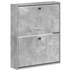 vidaXL Wall-Mounted Shoe Cabinet BREDA 71 x 17 x 86 cm Engineered Wood 2