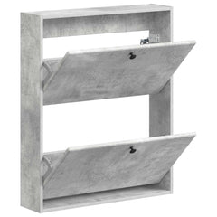 vidaXL Wall-Mounted Shoe Cabinet BREDA 71 x 17 x 86 cm Engineered Wood 3