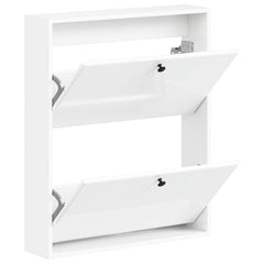 vidaXL Wall-Mounted Shoe Cabinet BREDA 71 x 17 x 86 cm Engineered Wood 3