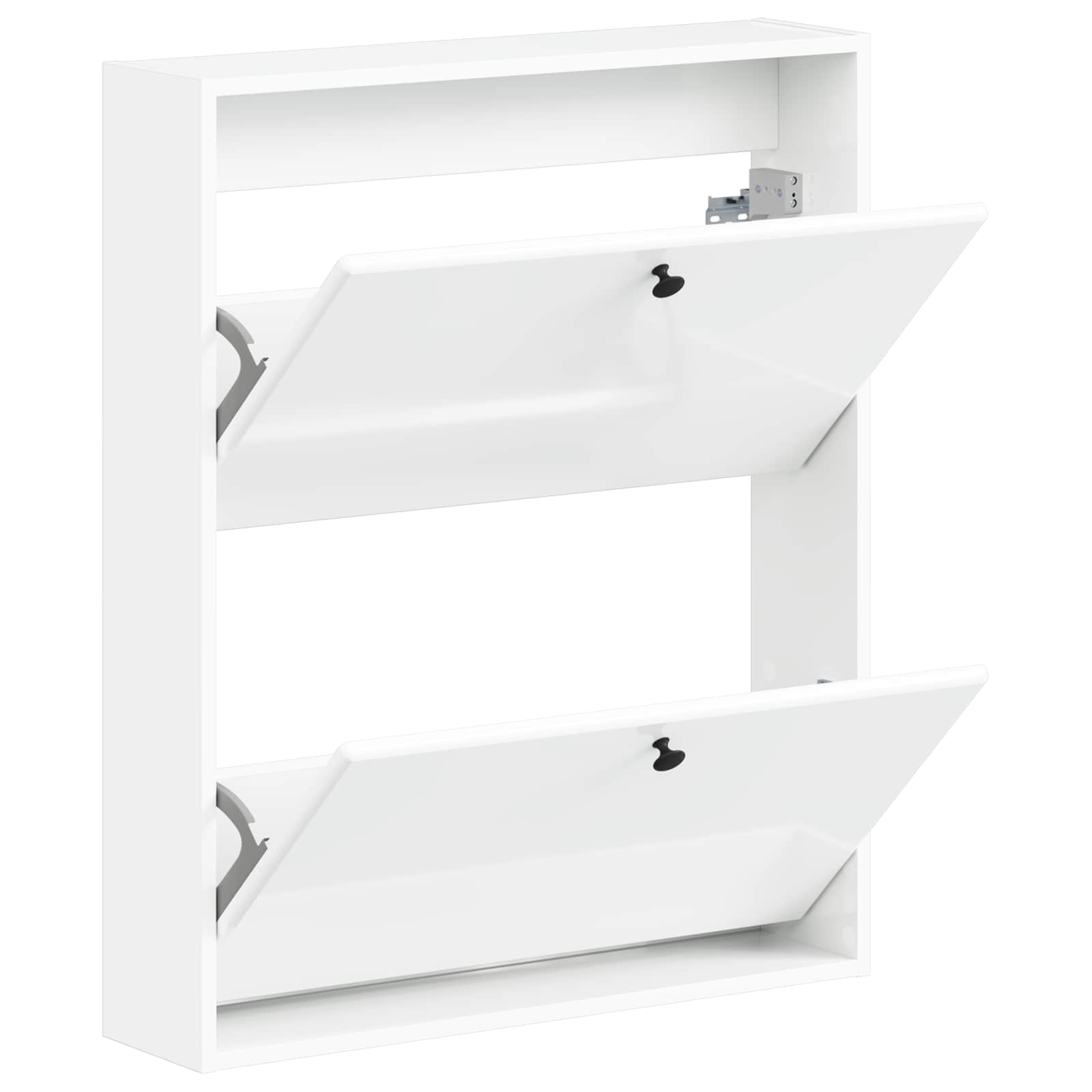 vidaXL Wall-Mounted Shoe Cabinet BREDA 71 x 17 x 86 cm Engineered Wood 3