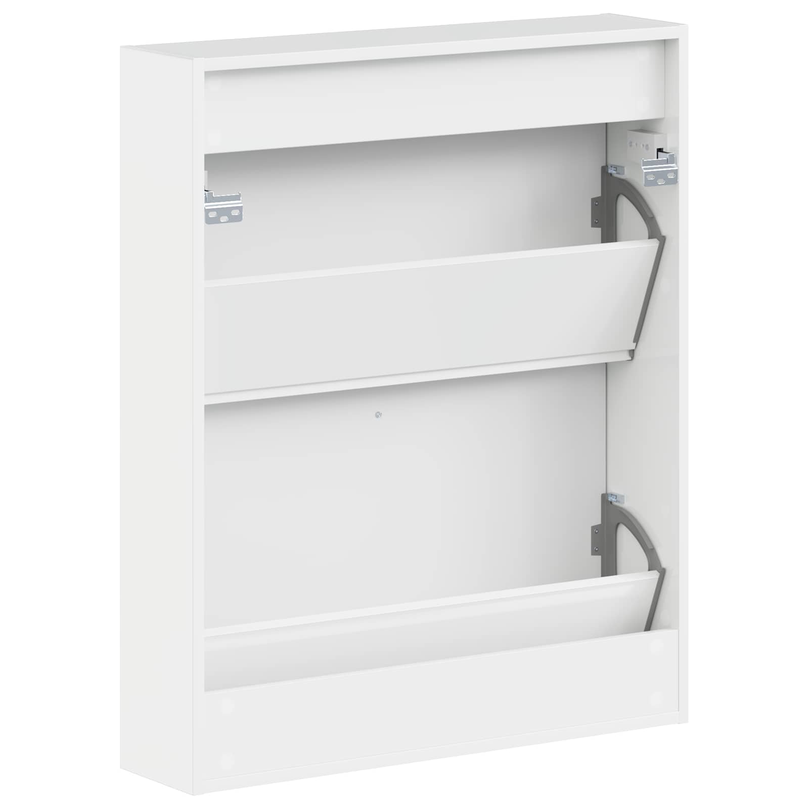 vidaXL Wall-Mounted Shoe Cabinet BREDA 71 x 17 x 86 cm Engineered Wood 6