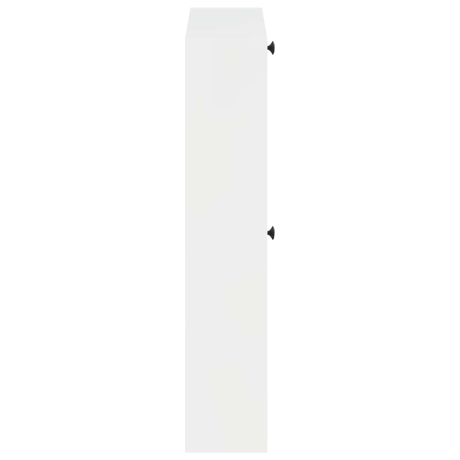 vidaXL Wall-Mounted Shoe Cabinet BREDA 71 x 17 x 86 cm Engineered Wood 5