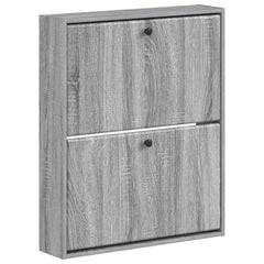 vidaXL Wall-Mounted Shoe Cabinet BREDA 71 x 17 x 86 cm Engineered Wood 2