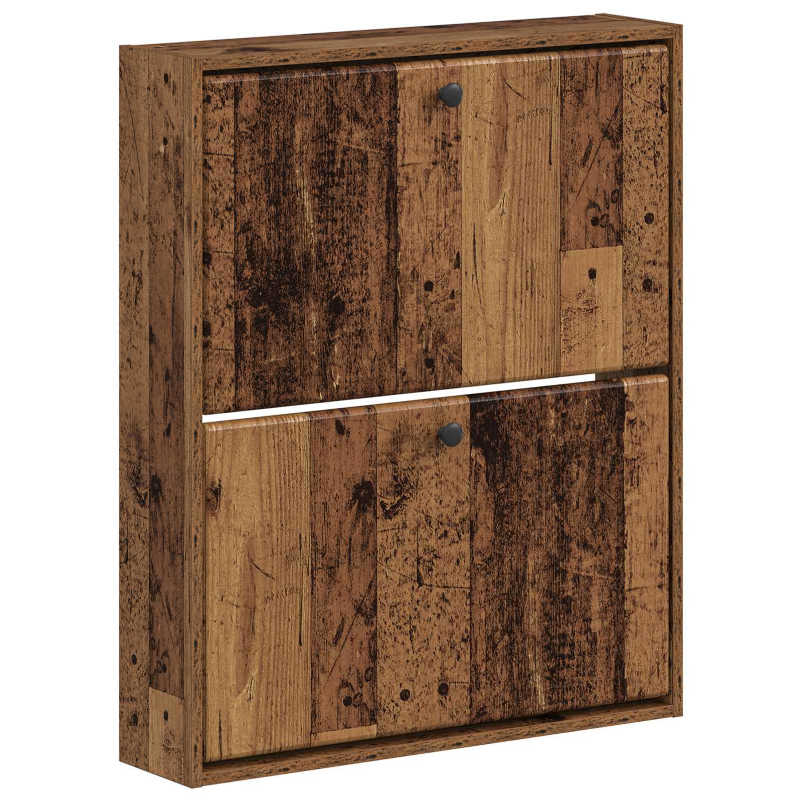 vidaXL Wall-Mounted Shoe Cabinet BREDA 71 x 17 x 86 cm Engineered Wood 2