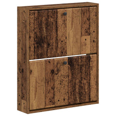 vidaXL Wall-Mounted Shoe Cabinet BREDA 71 x 17 x 86 cm Engineered Wood 2