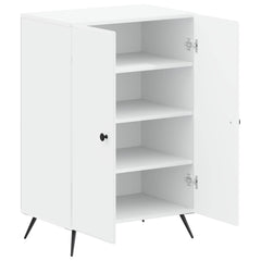 vidaXL Shoe Cabinet BREDA 59.5 x 39.5 x 90 cm Engineered Wood White 3