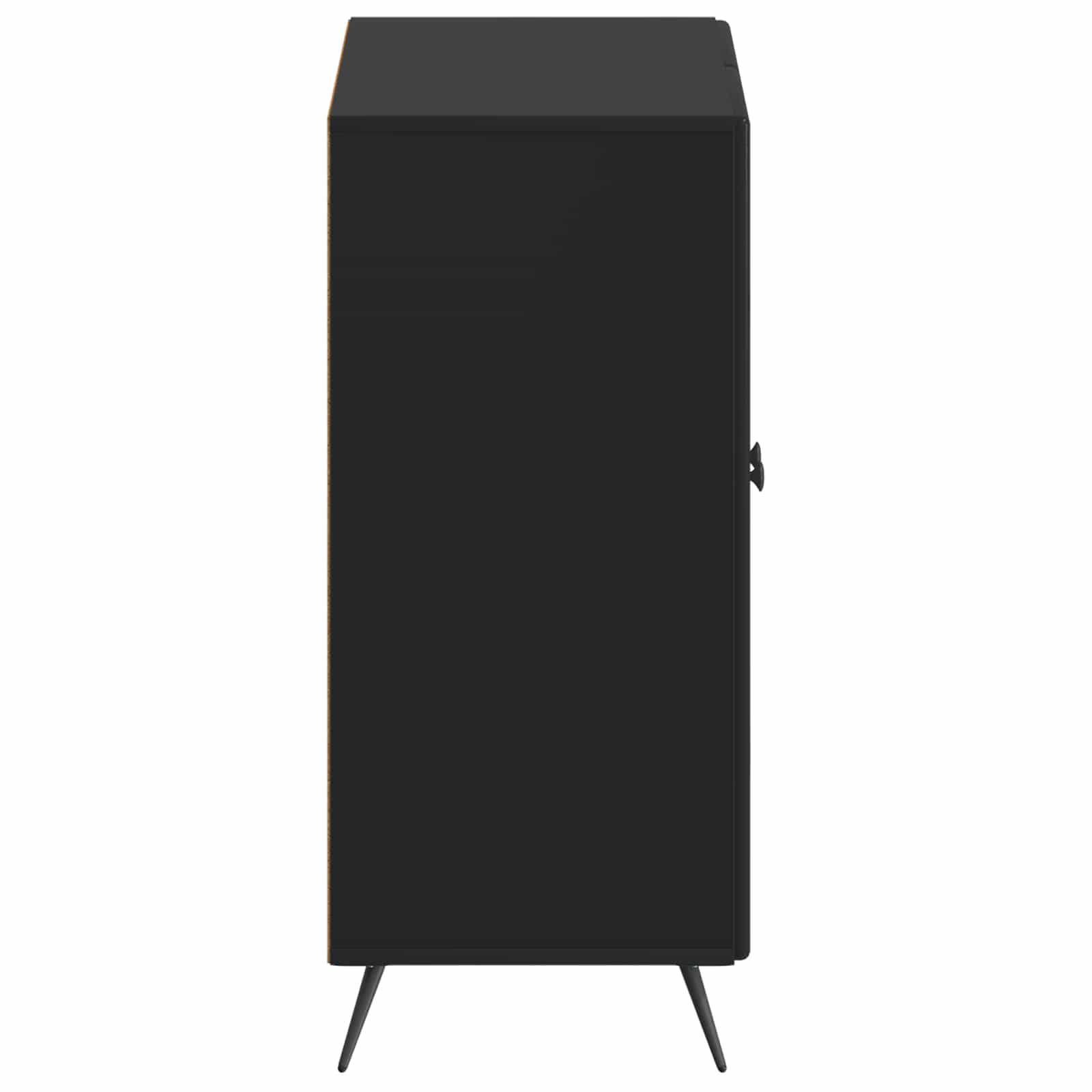 vidaXL Shoe Cabinet BREDA 59.5 x 39.5 x 90 cm Engineered Wood Black 5