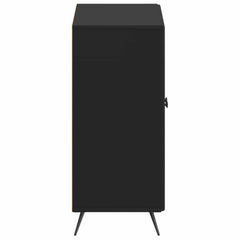 vidaXL Shoe Cabinet BREDA 59.5 x 39.5 x 90 cm Engineered Wood Black 5