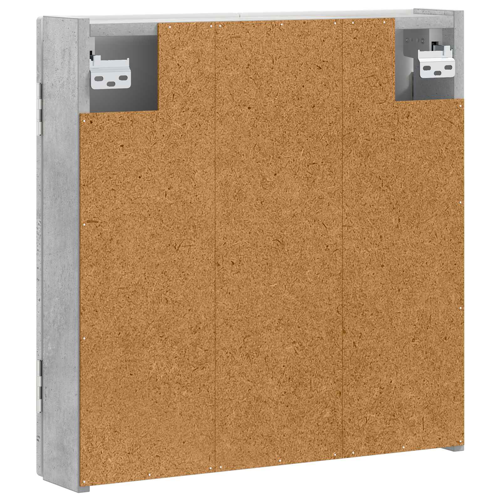 vidaXL Dartboard Cabinet BREDA Concrete Grey 52.5 x 10.5 x 53.5 cm 6