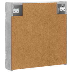 vidaXL Dartboard Cabinet BREDA Concrete Grey 52.5 x 10.5 x 53.5 cm 6