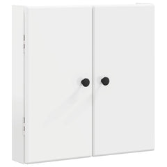 vidaXL Dartboard Cabinet BREDA High Gloss White 52.5 x 10.5 x 53.5 cm 4
