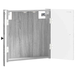 vidaXL Dartboard Cabinet BREDA Grey Sonoma 52.5 x 10.5 x 53.5 cm 3
