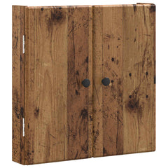 vidaXL Dartboard Cabinet BREDA Old Wood 52.5 x 10.5 x 53.5 cm 4