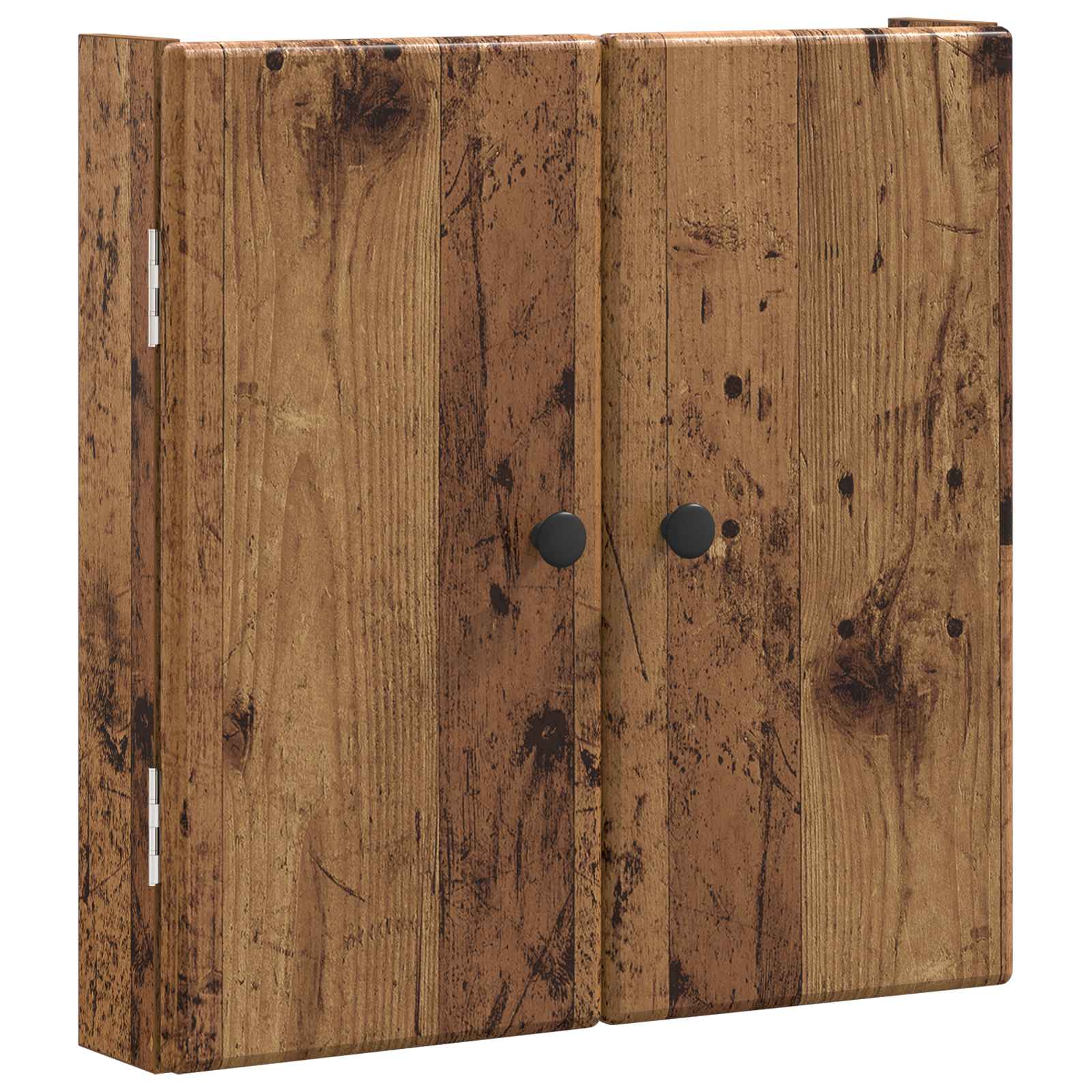 vidaXL Dartboard Cabinet BREDA Old Wood 52.5 x 10.5 x 53.5 cm 4
