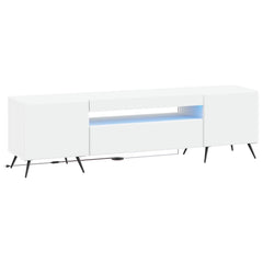LED TV Cabinet Engineered Wood White