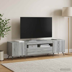 LED TV Cabinet Engineered Wood Grey sonoma