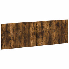 vidaXL Wall-Mounted Headboard BREDA Smoked Oak Engineered Wood 2