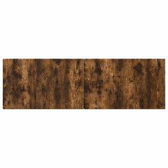 vidaXL Wall-Mounted Headboard BREDA Smoked Oak Engineered Wood 3