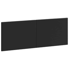 Wall-Mounted Headboard BREDA Engineered Wood Width 140 cm Black