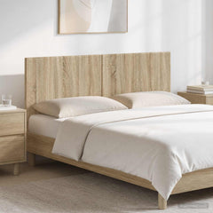 vidaXL Wall-Mounted Headboard BREDA Engineered Wood Width 140 cm