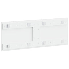 vidaXL Wall-Mounted Headboard BREDA High Gloss White Engineered Wood 5