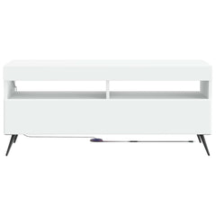 LED TV Cabinet Engineered Wood White