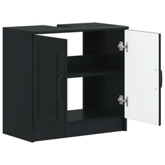vidaXL Bathroom Sink Cabinet UTRECHT Black 59.5 x 31.5x 59 cm 3