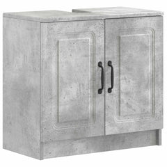 vidaXL Bathroom Sink Cabinet UTRECHT Concrete Grey 59.5 x 31.5x 59 cm 2