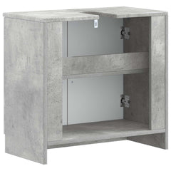 vidaXL Bathroom Sink Cabinet UTRECHT Concrete Grey 59.5 x 31.5x 59 cm 6