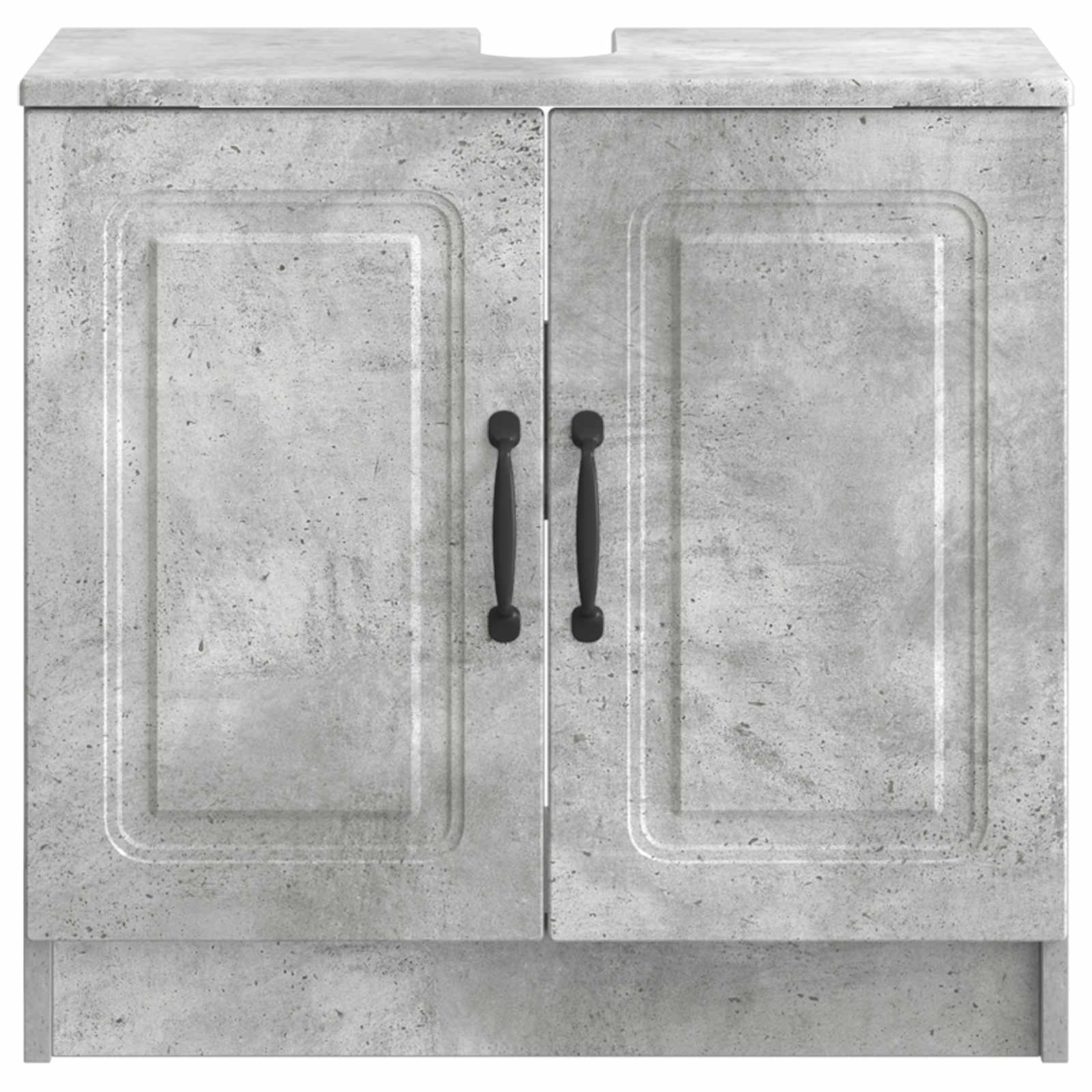 vidaXL Bathroom Sink Cabinet UTRECHT Concrete Grey 59.5 x 31.5x 59 cm 4