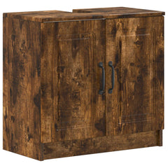 vidaXL Bathroom Sink Cabinet UTRECHT Smoked Oak 59.5 x 31.5x 59 cm 2