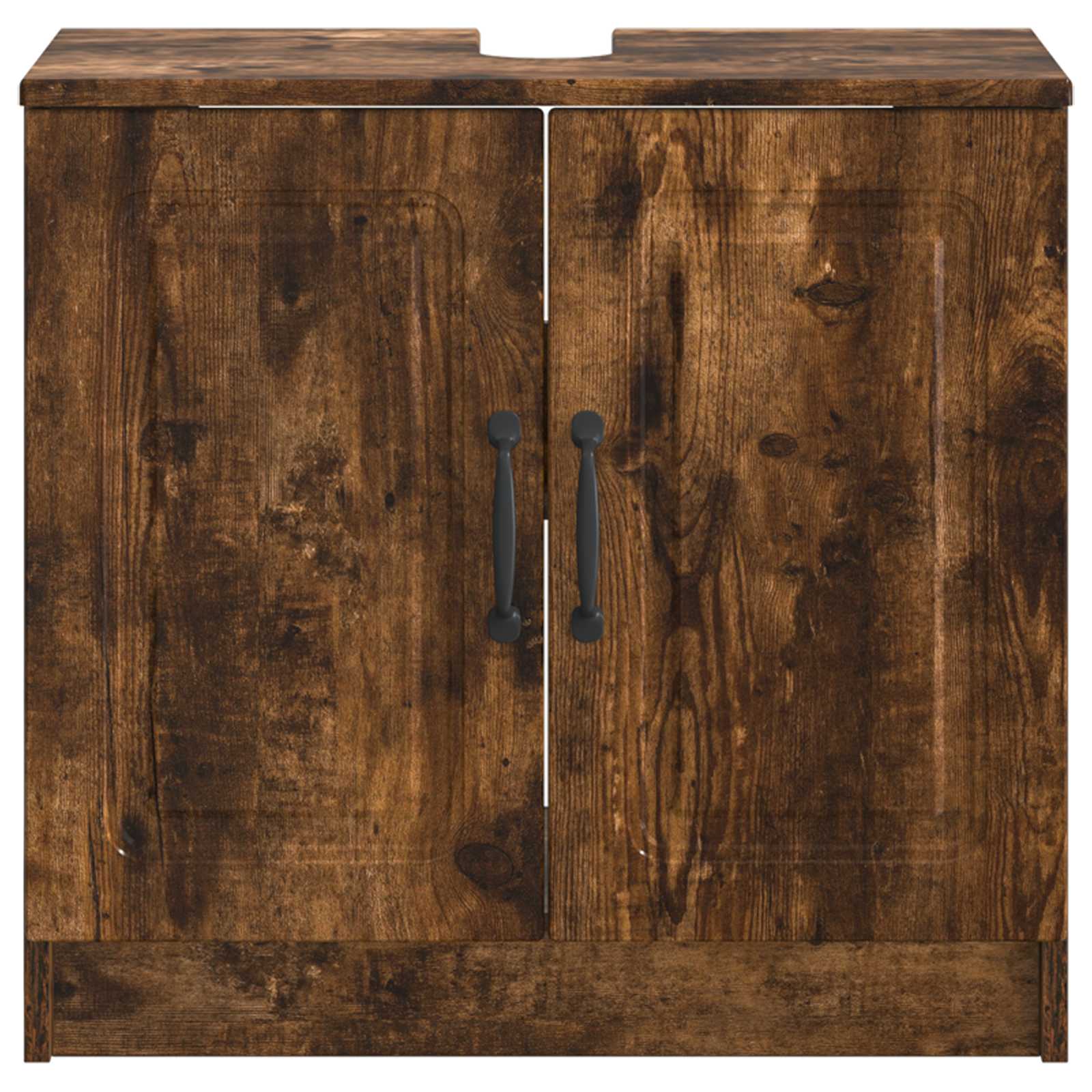 vidaXL Bathroom Sink Cabinet UTRECHT Smoked Oak 59.5 x 31.5x 59 cm 4