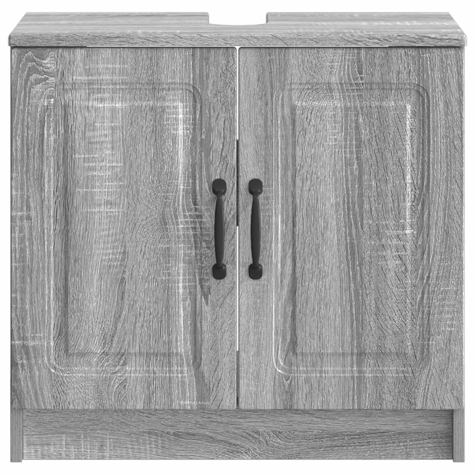 vidaXL Bathroom Sink Cabinet UTRECHT Grey Sonoma 59.5 x 31.5x 59 cm 4