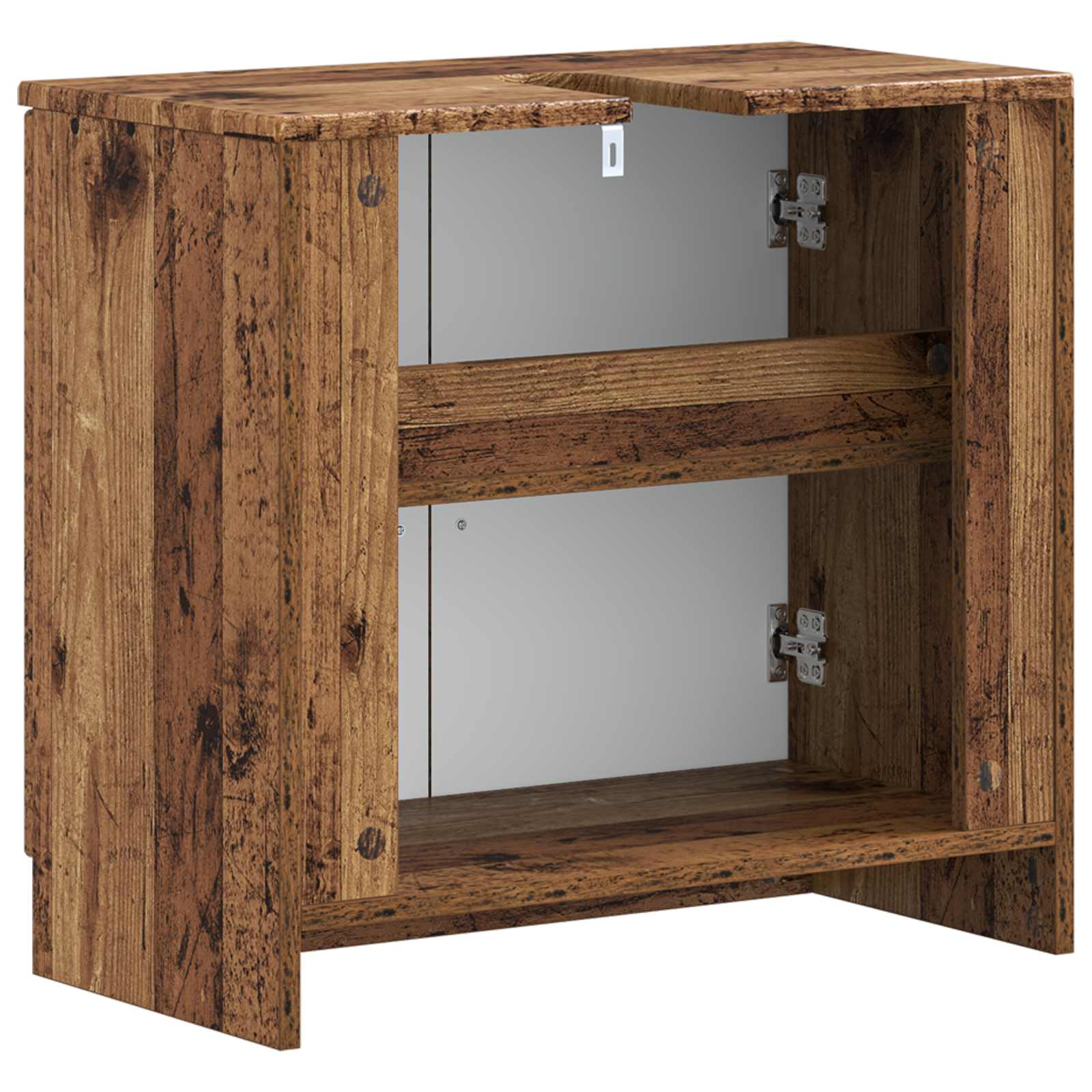 vidaXL Bathroom Sink Cabinet UTRECHT Old Wood 59.5 x 31.5x 59 cm 6
