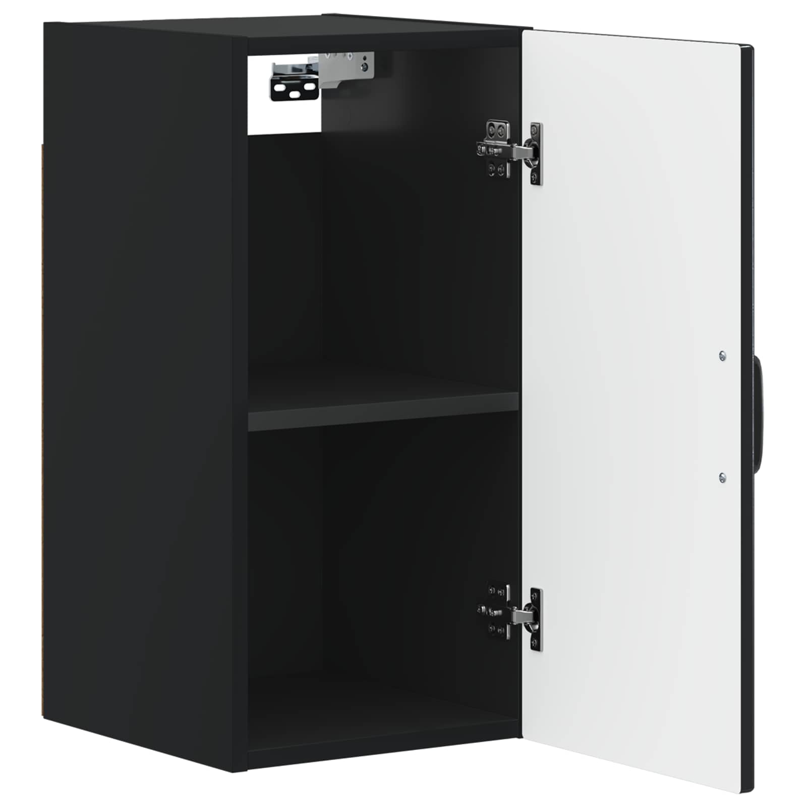 vidaXL Bathroom Wall Cabinet UTRECHT Black 30 x 31 x 59 cm 3