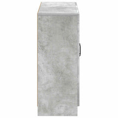 vidaXL Bathroom Storage Cainet UTRECHT Concrete Grey 59.5 x 31 x 77 cm 5