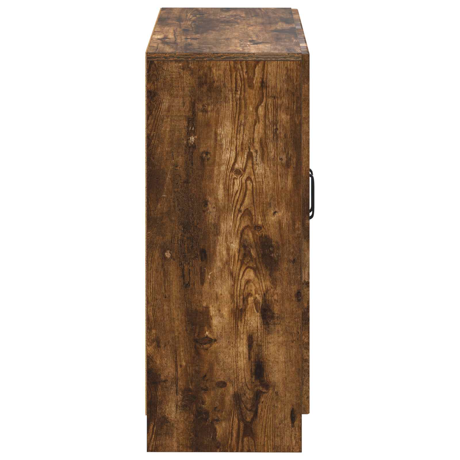 vidaXL Bathroom Storage Cainet UTRECHT Smoked Oak 59.5 x 31 x 77 cm 5