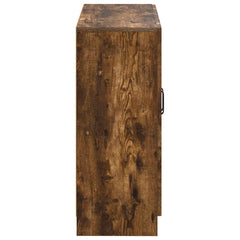 vidaXL Bathroom Storage Cainet UTRECHT Smoked Oak 59.5 x 31 x 77 cm 5