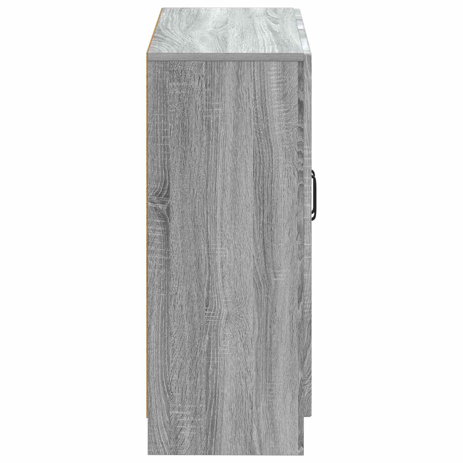 vidaXL Bathroom Storage Cainet UTRECHT Grey Sonoma 59.5 x 31 x 77 cm 5