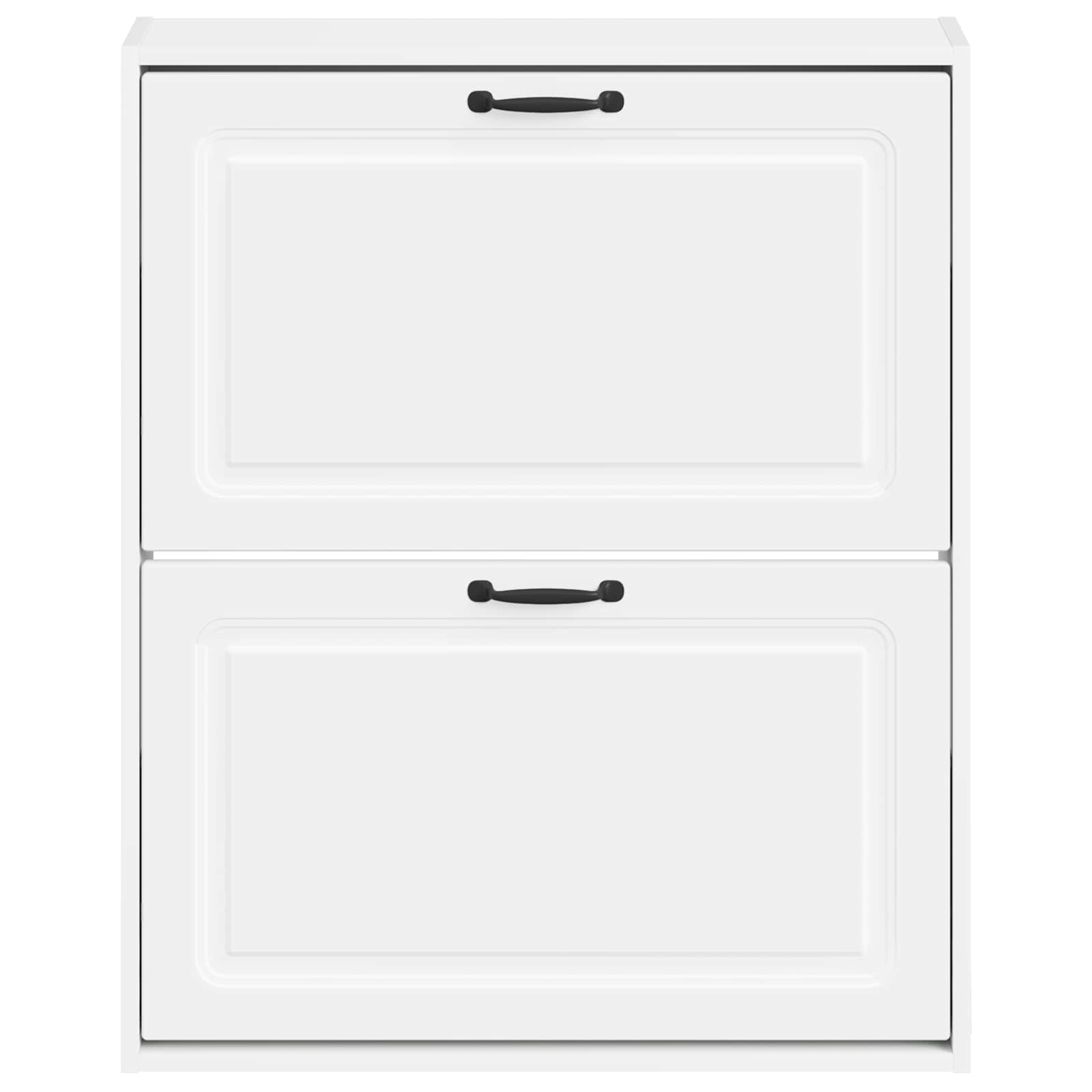 vidaXL Wall-Mounted Shoe Cabinet UTRECHT 71 x 17 x 86 cm White 4