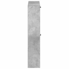 vidaXL Wall-Mounted Shoe Cabinet UTRECHT 71 x 17 x 86 cm Concrete Grey 5