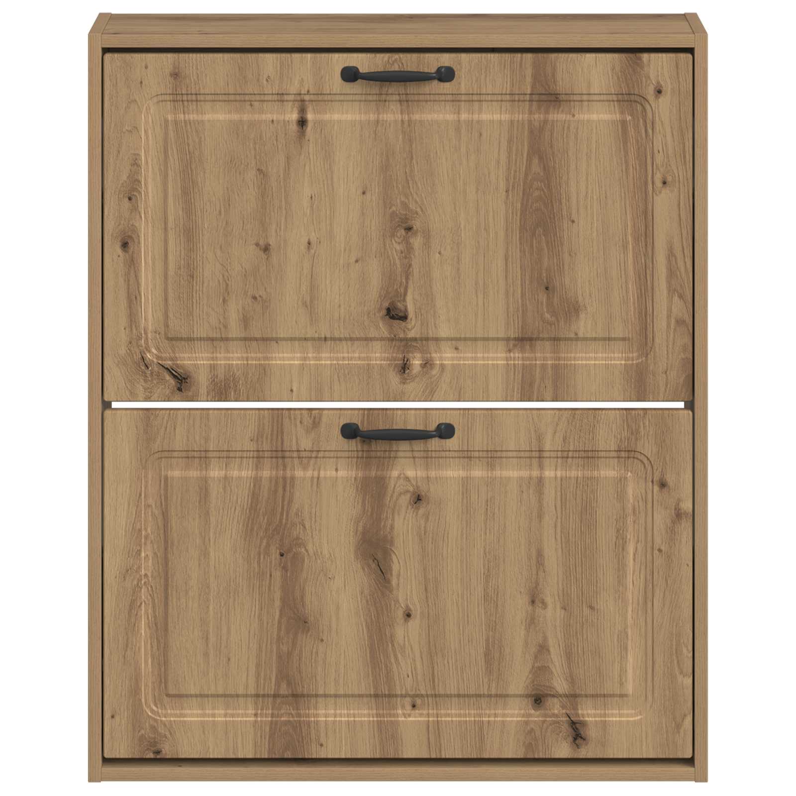 vidaXL Wall-Mounted Shoe Cabinet UTRECHT 71 x 17 x 86 cm Artisan Oak 4