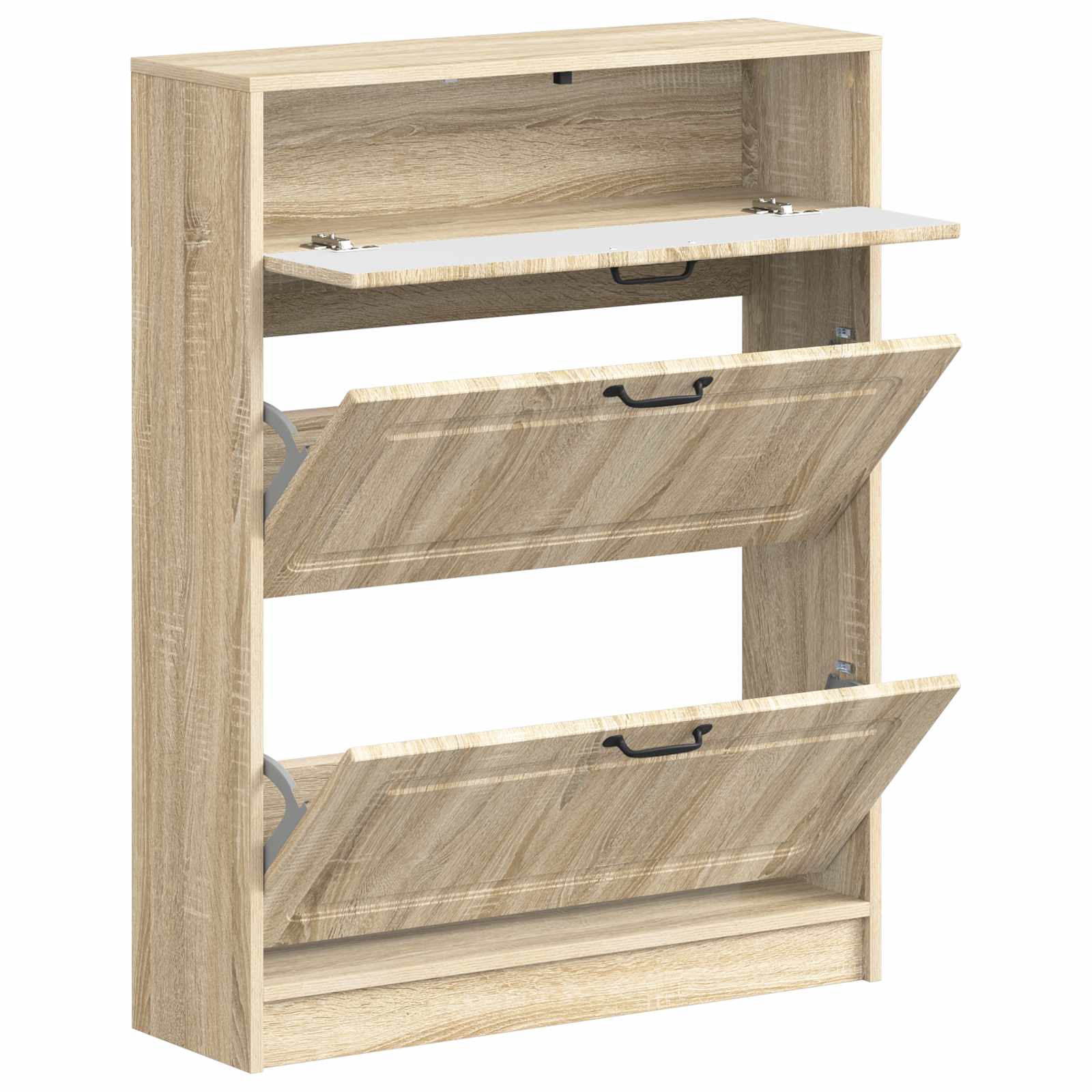 vidaXL Shoe Cabinet UTRECHT 78 x 24 x 100 cm Engineered Wood 3