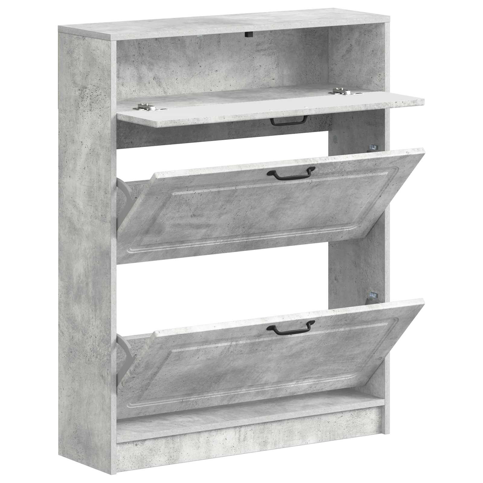vidaXL Shoe Cabinet UTRECHT 78 x 24 x 100 cm Engineered Wood 3